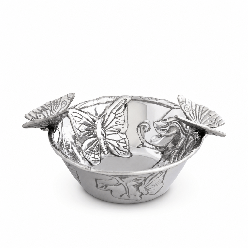 Arthur Court Butterfly Butterfly Nut Bowl