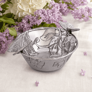 Arthur Court Butterfly Butterfly Nut Bowl