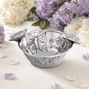 Arthur Court Butterfly Butterfly Nut Bowl