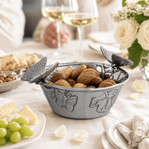 Arthur Court Butterfly Butterfly Nut Bowl