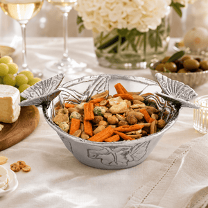 Arthur Court Butterfly Butterfly Nut Bowl