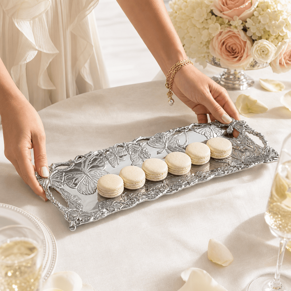 Arthur Court Butterfly Butterfly - Oblong Tray 18 x 6