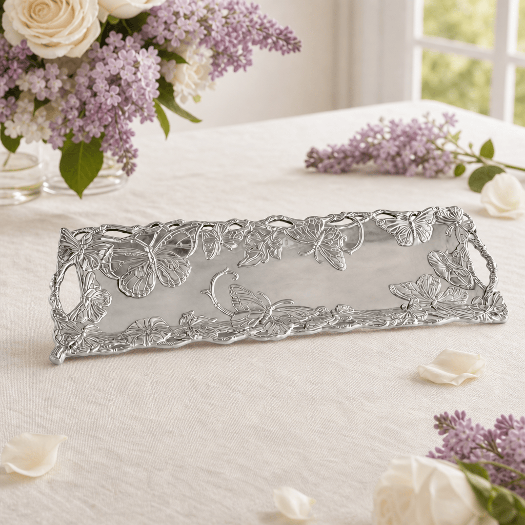 Arthur Court Butterfly Butterfly - Oblong Tray 18 x 6