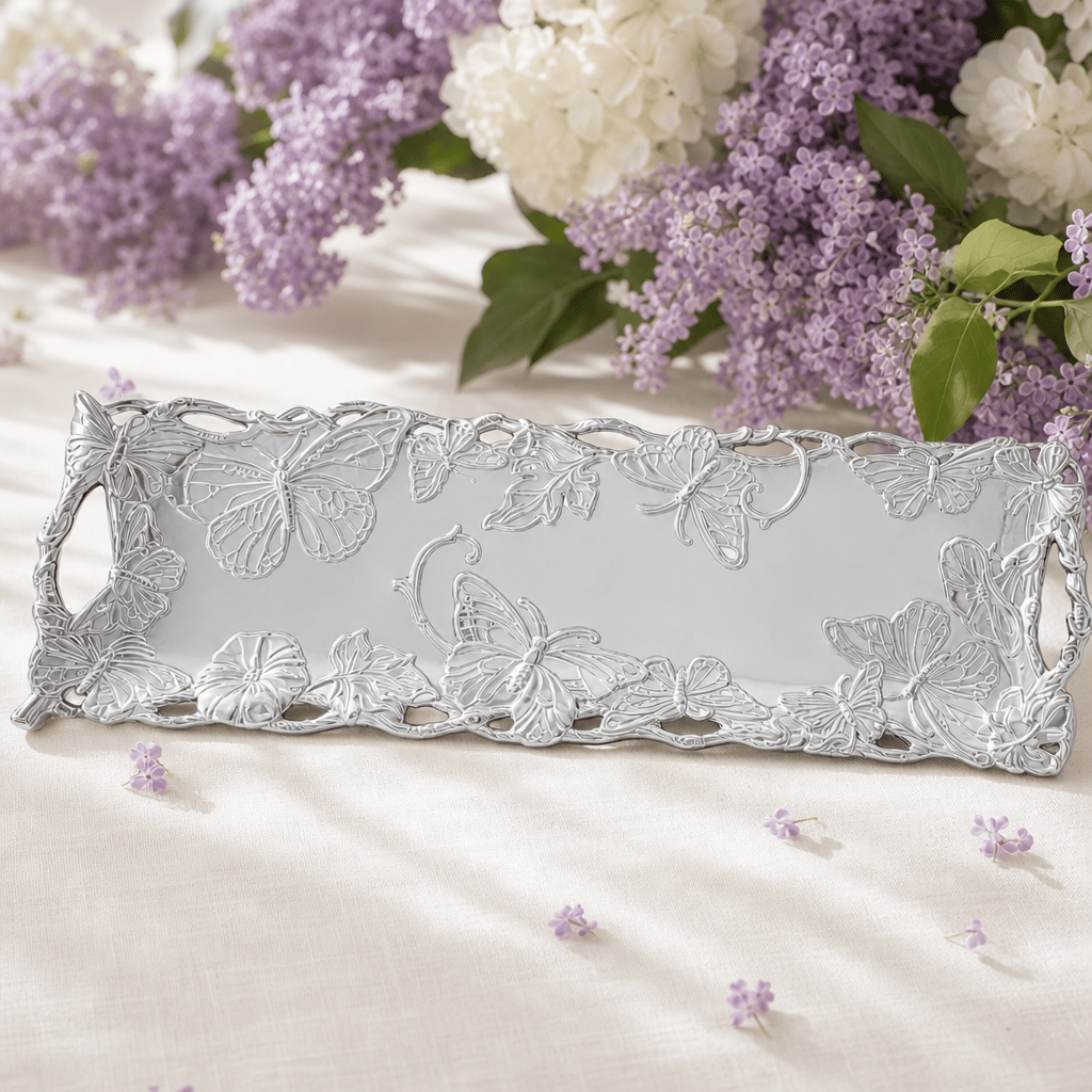 Arthur Court Butterfly Butterfly - Oblong Tray 18 x 6