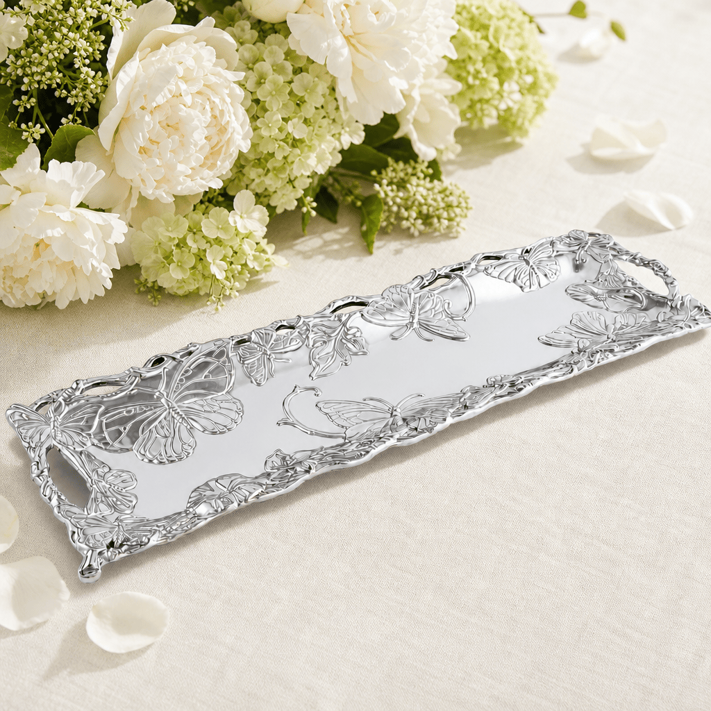 Arthur Court Butterfly Butterfly - Oblong Tray 18 x 6