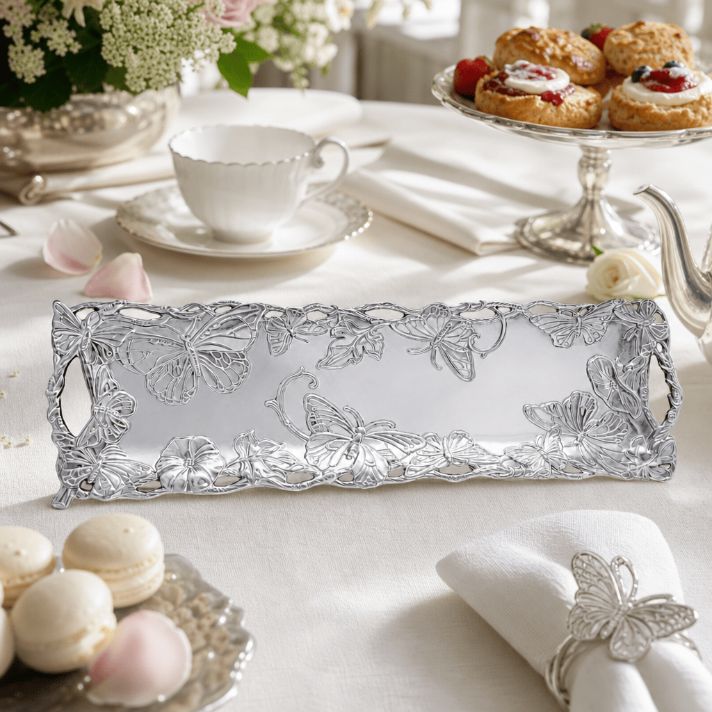 Arthur Court Butterfly Butterfly - Oblong Tray 18 x 6