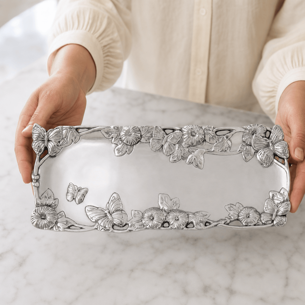 Arthur Court Butterfly Butterfly - Oblong Tray 19 x 7.5