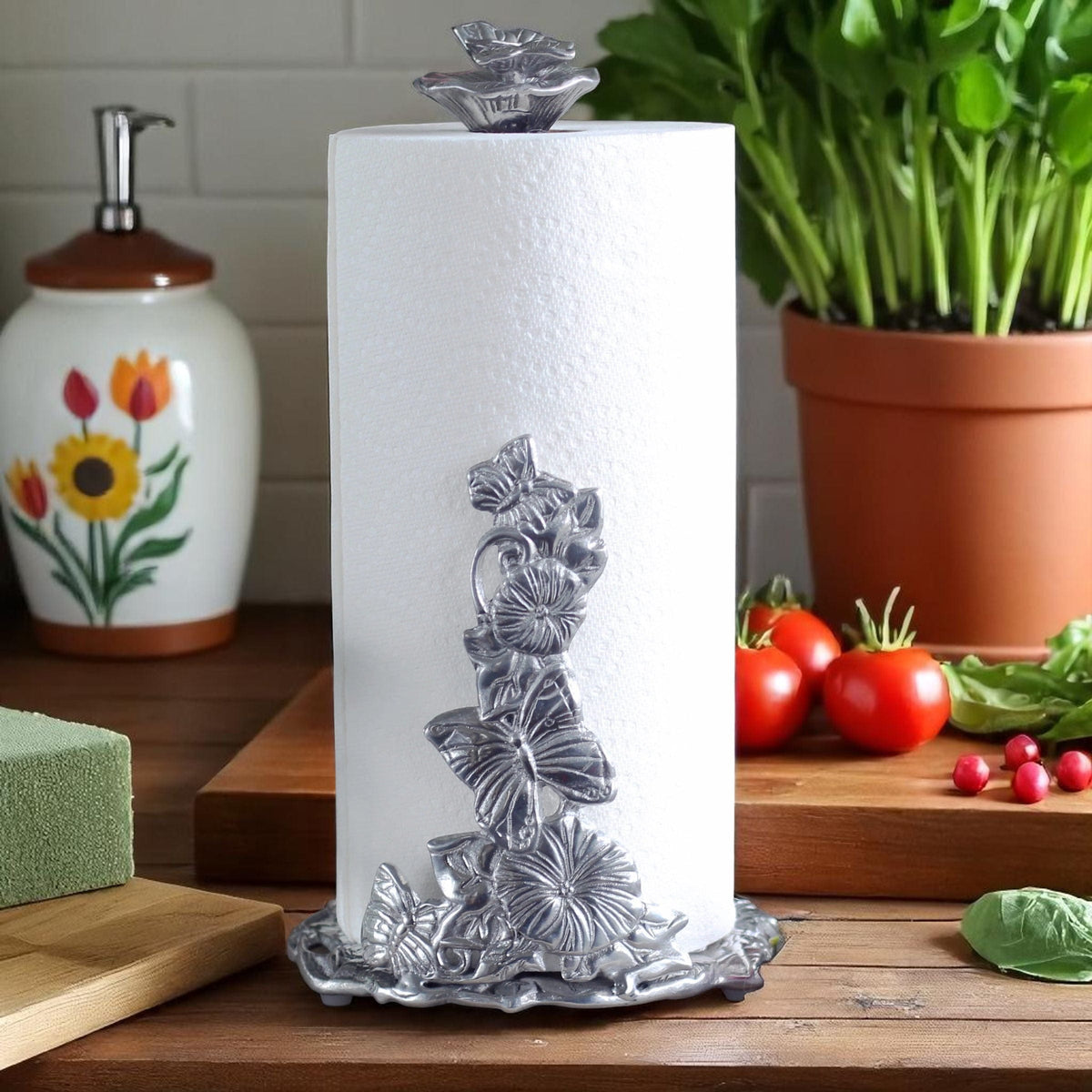Arthur Court Butterfly Butterfly Paper Towel Holder