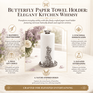 Arthur Court Butterfly Butterfly Paper Towel Holder