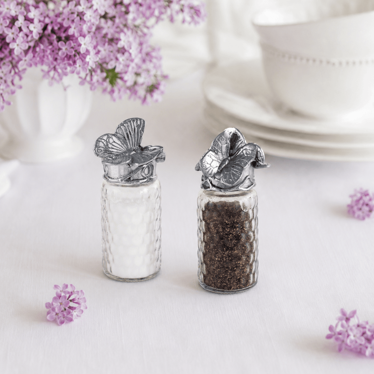 Arthur Court Butterfly Butterfly Salt and Pepper Set