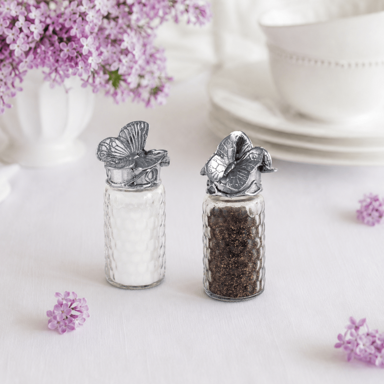 Arthur Court Butterfly Butterfly Salt and Pepper Set
