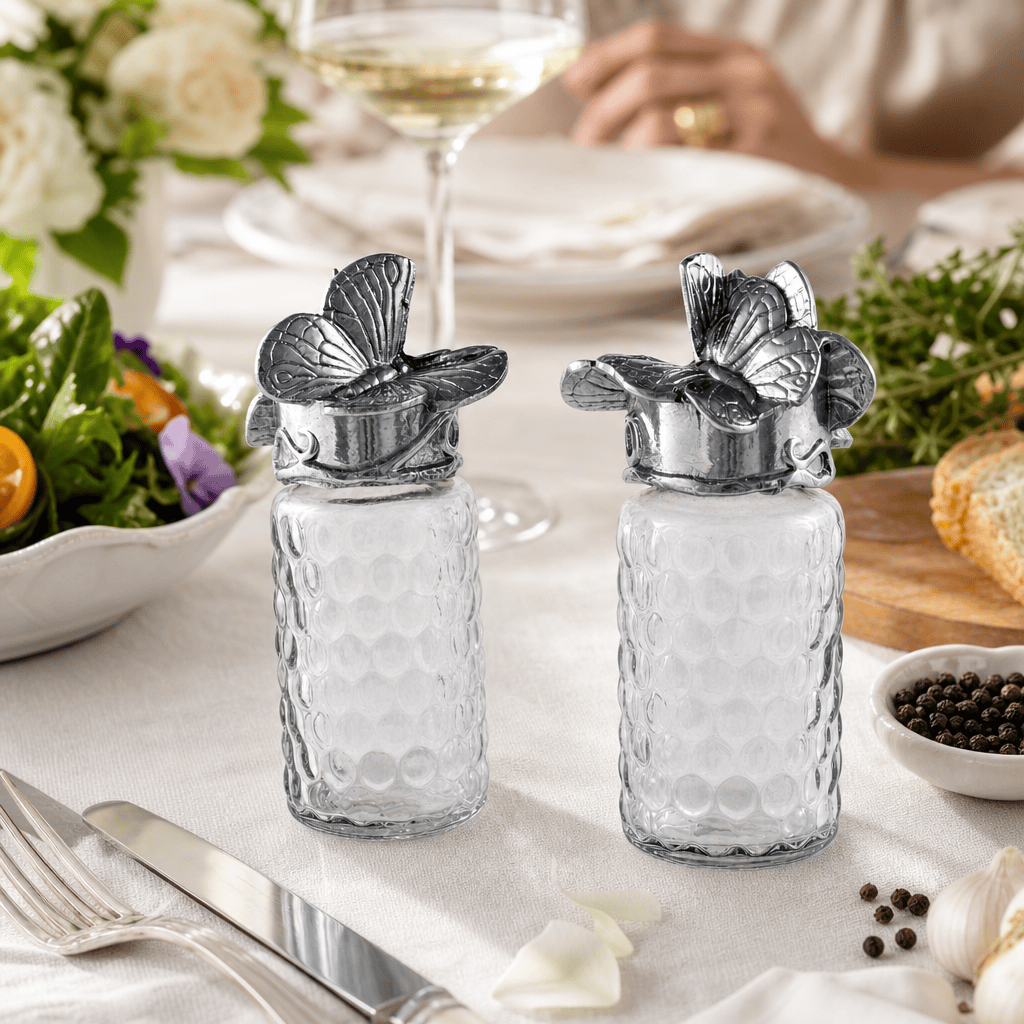 Arthur Court Butterfly Butterfly Salt and Pepper Set