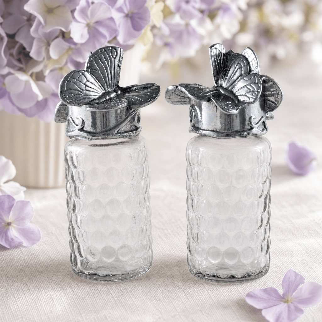 Arthur Court Butterfly Butterfly Salt and Pepper Set