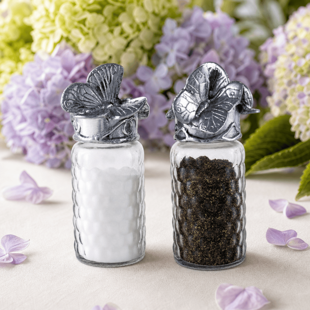 Arthur Court Butterfly Butterfly Salt and Pepper Set