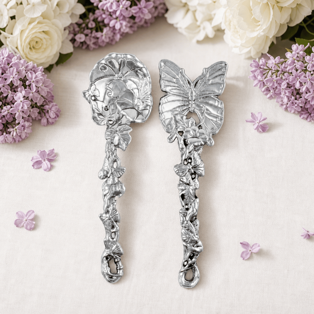 Arthur Court Butterfly Butterfly Serving Set