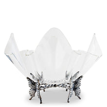Arthur Court Butterfly Butterfly Stand Acrylic Bowl 14