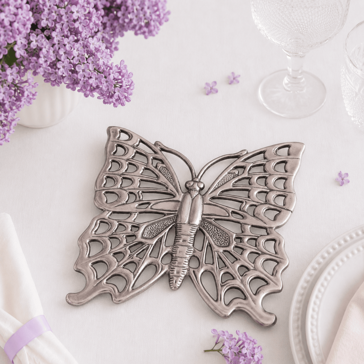 Arthur Court Butterfly Butterfly Trivet