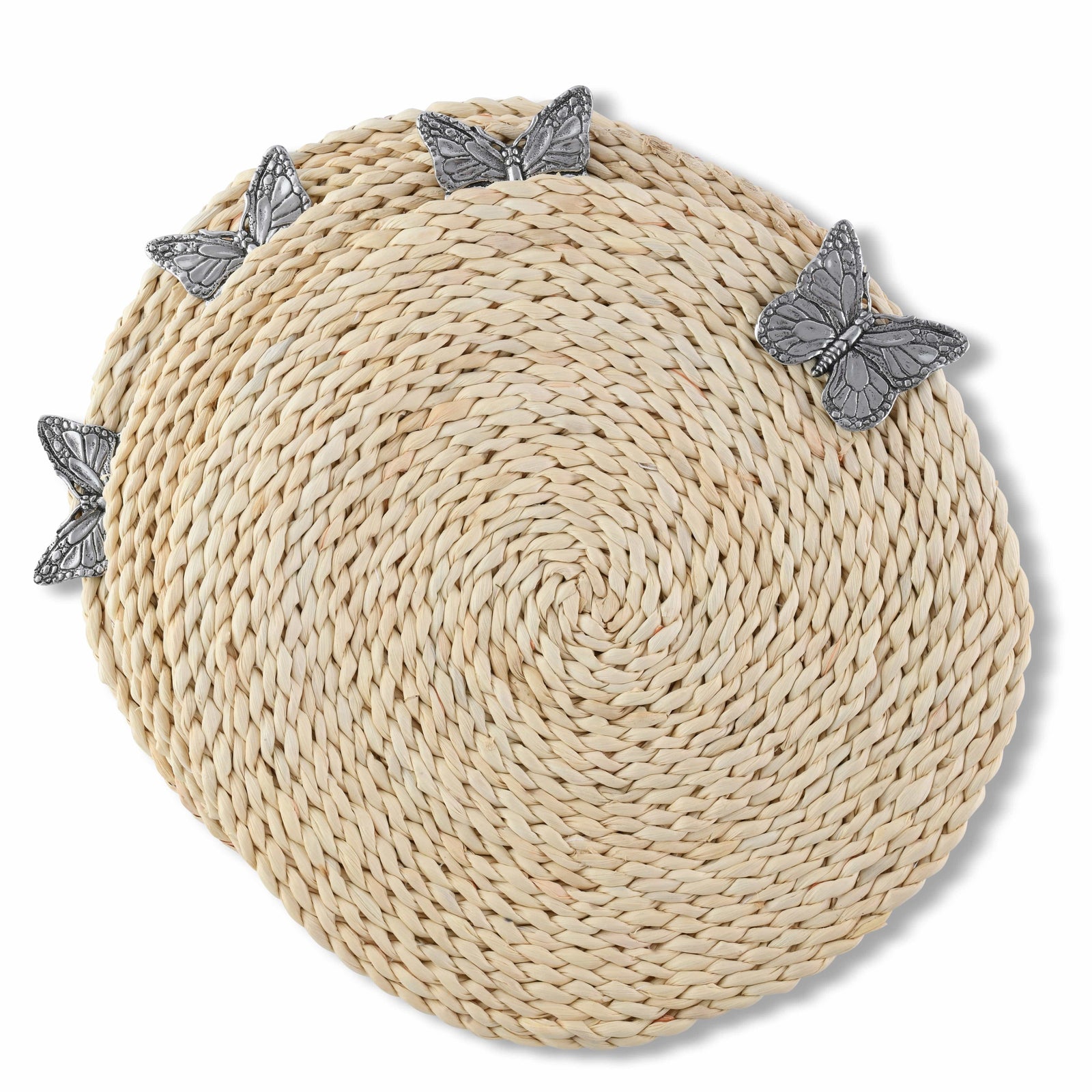 Arthur Court Butterfly Butterfly Twisted Seagrass Placemats - set of 4