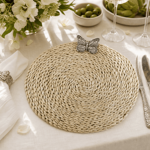 Arthur Court Butterfly Butterfly Twisted Seagrass Placemats - set of 4