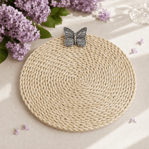 Arthur Court Butterfly Butterfly Twisted Seagrass Placemats - set of 4