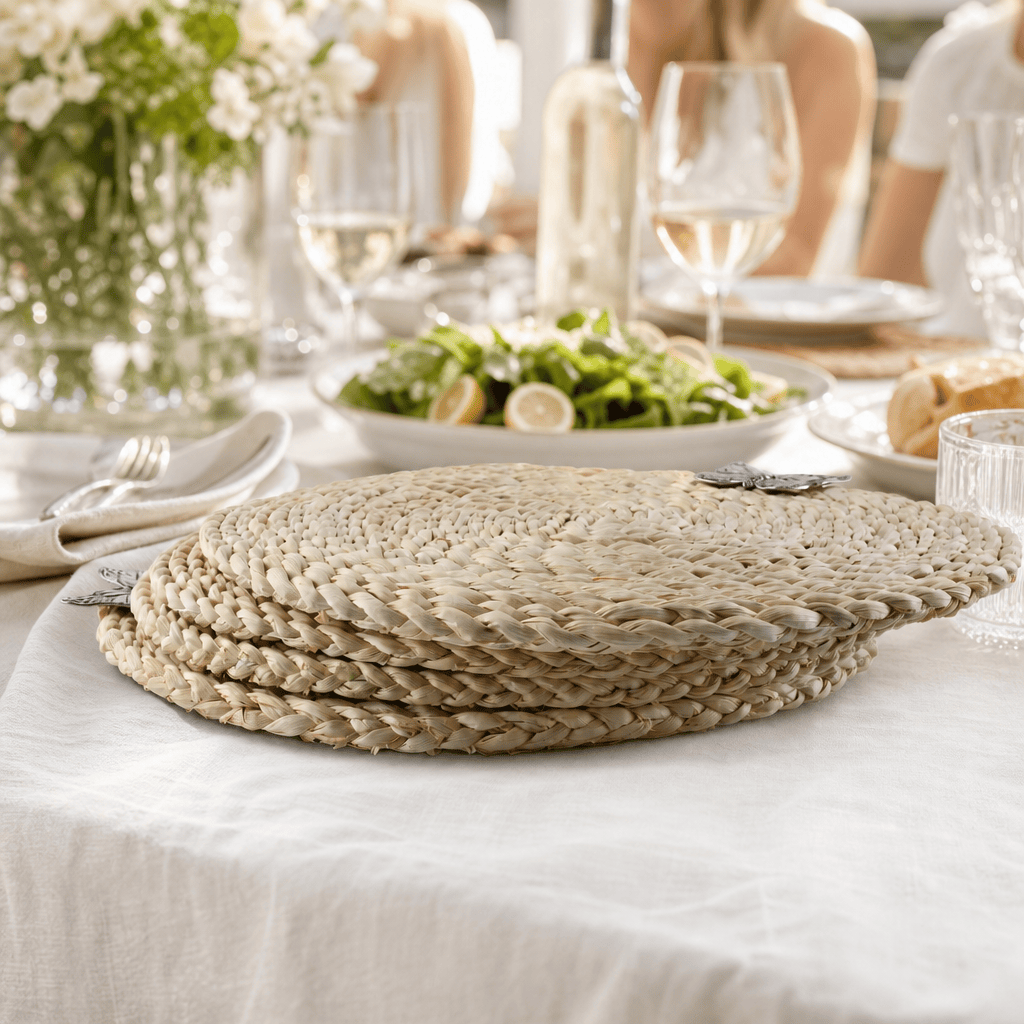 Arthur Court Butterfly Butterfly Twisted Seagrass Placemats - set of 4