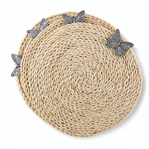 Arthur Court Butterfly Butterfly Twisted Seagrass Placemats - set of 4