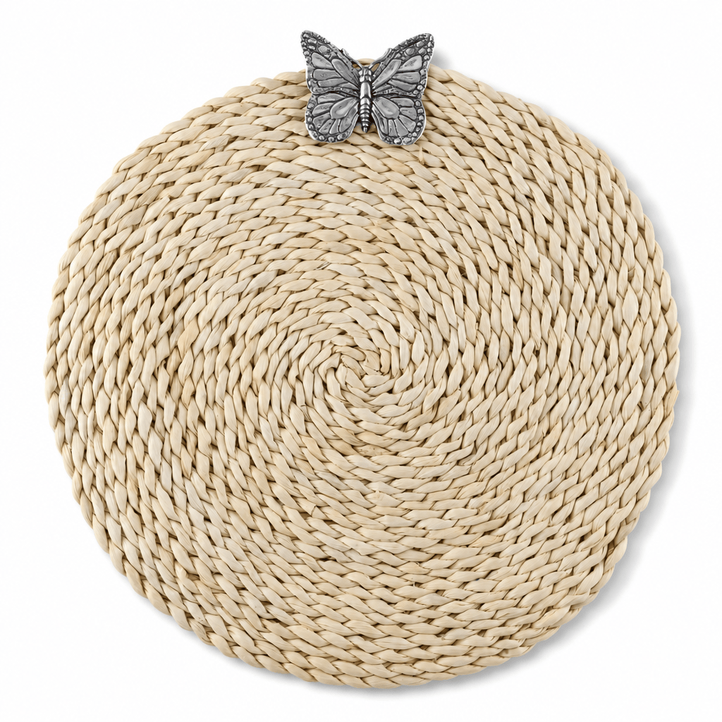 Arthur Court Butterfly Butterfly Twisted Seagrass Placemats - set of 4