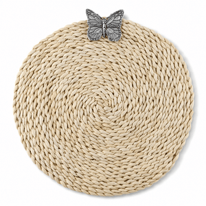 Arthur Court Butterfly Butterfly Twisted Seagrass Placemats - set of 4
