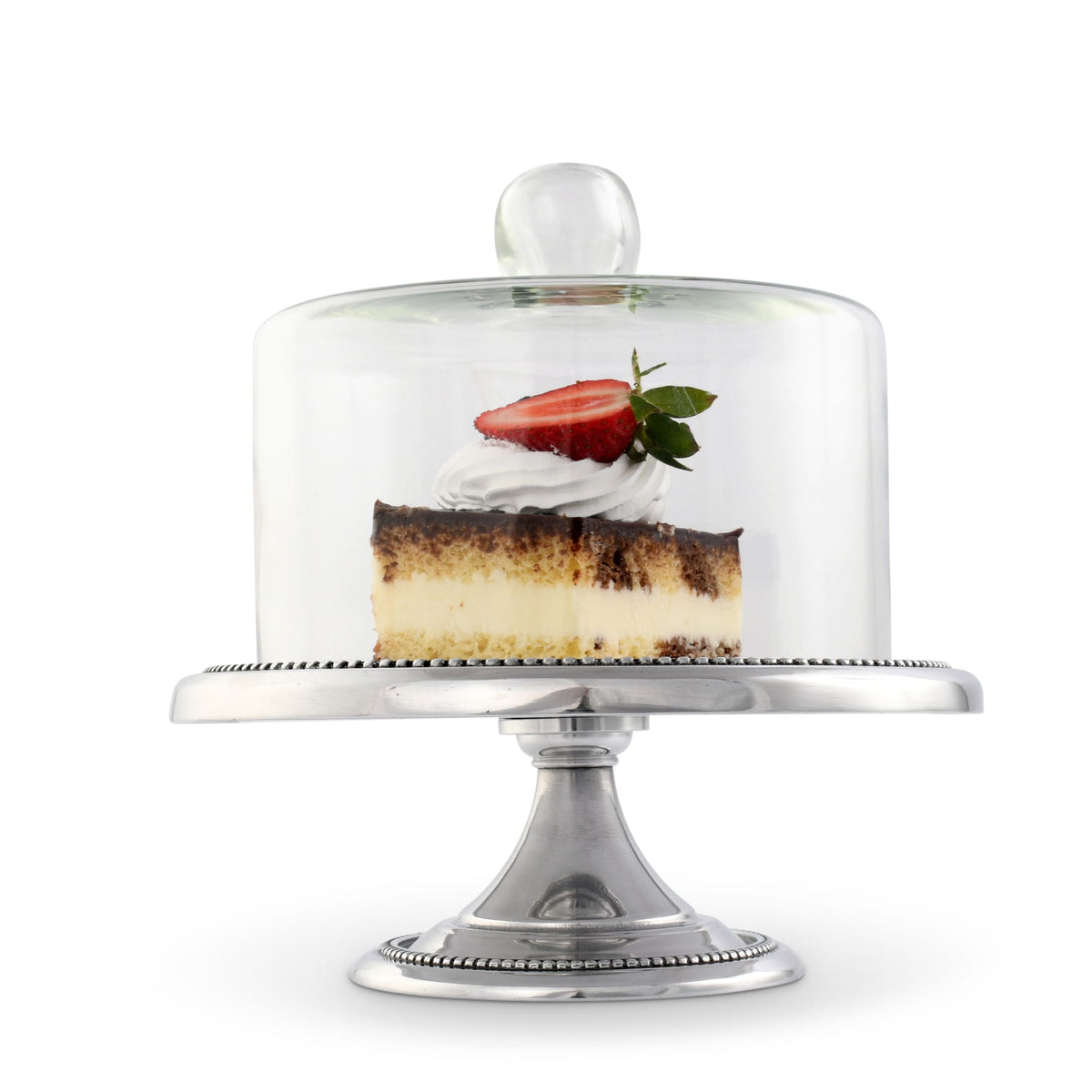 Arthur Court Cake Plate Beaded Small Dessert Stand