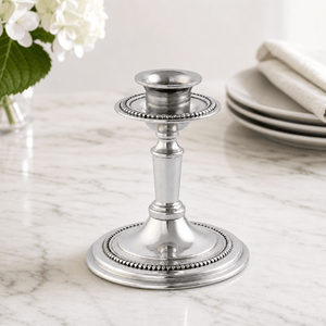 Arthur Court Candlesticks Beaded Candlestick -  Short