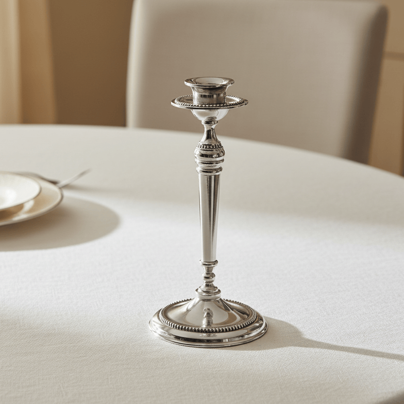 Arthur Court Candlesticks Beaded Candlestick - Tall