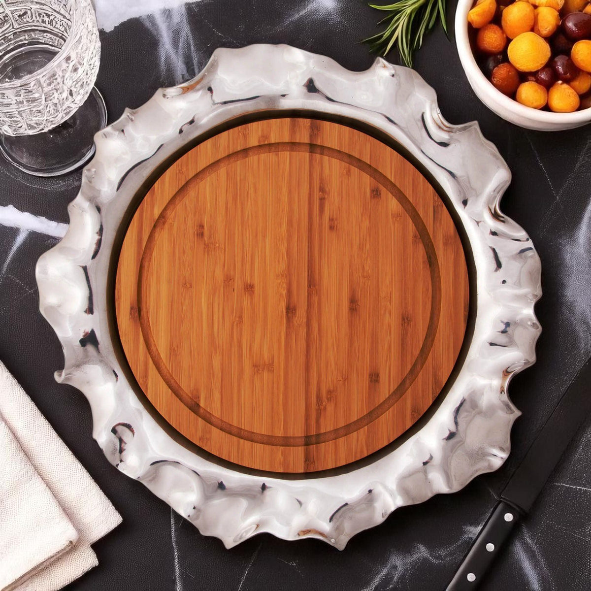 Arthur Court Carmel Carmel Cheese Stand 10 Board