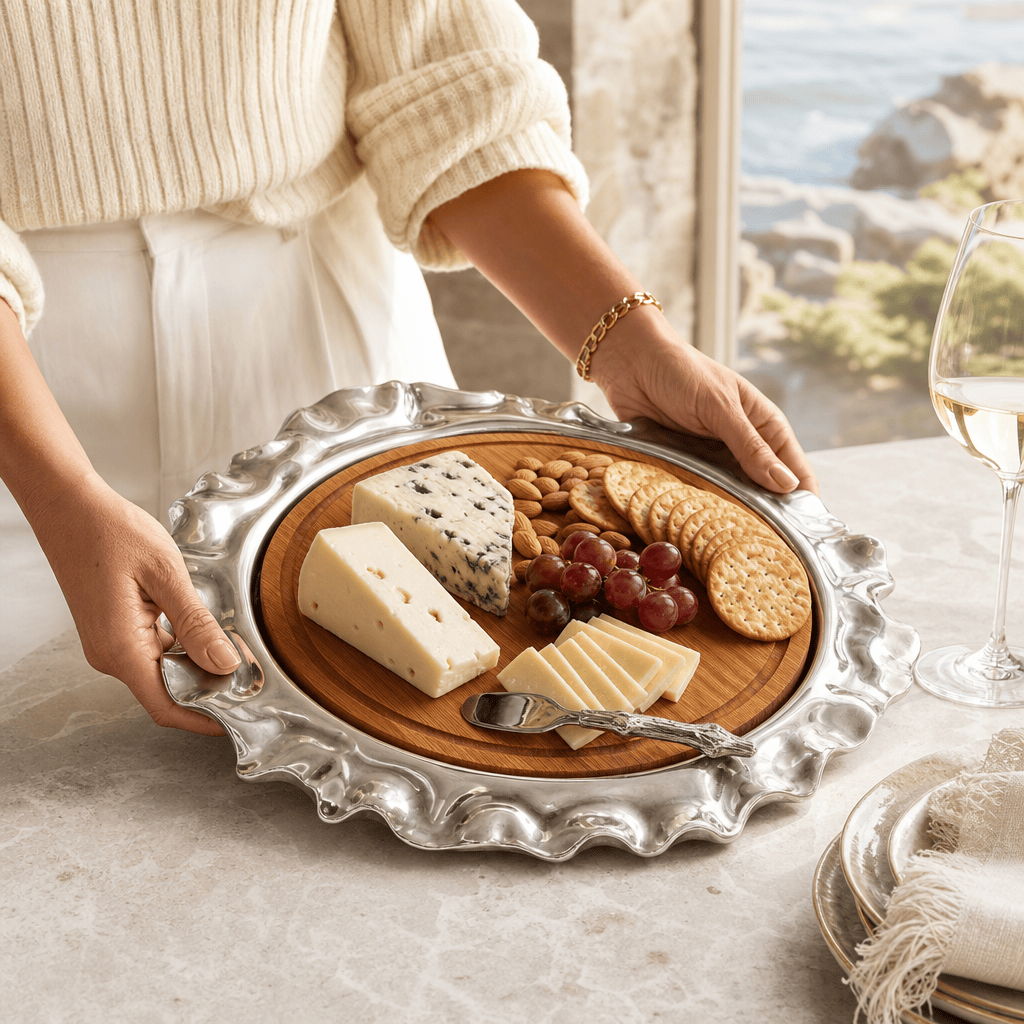 Arthur Court Carmel Carmel Cheese Stand 10 Board