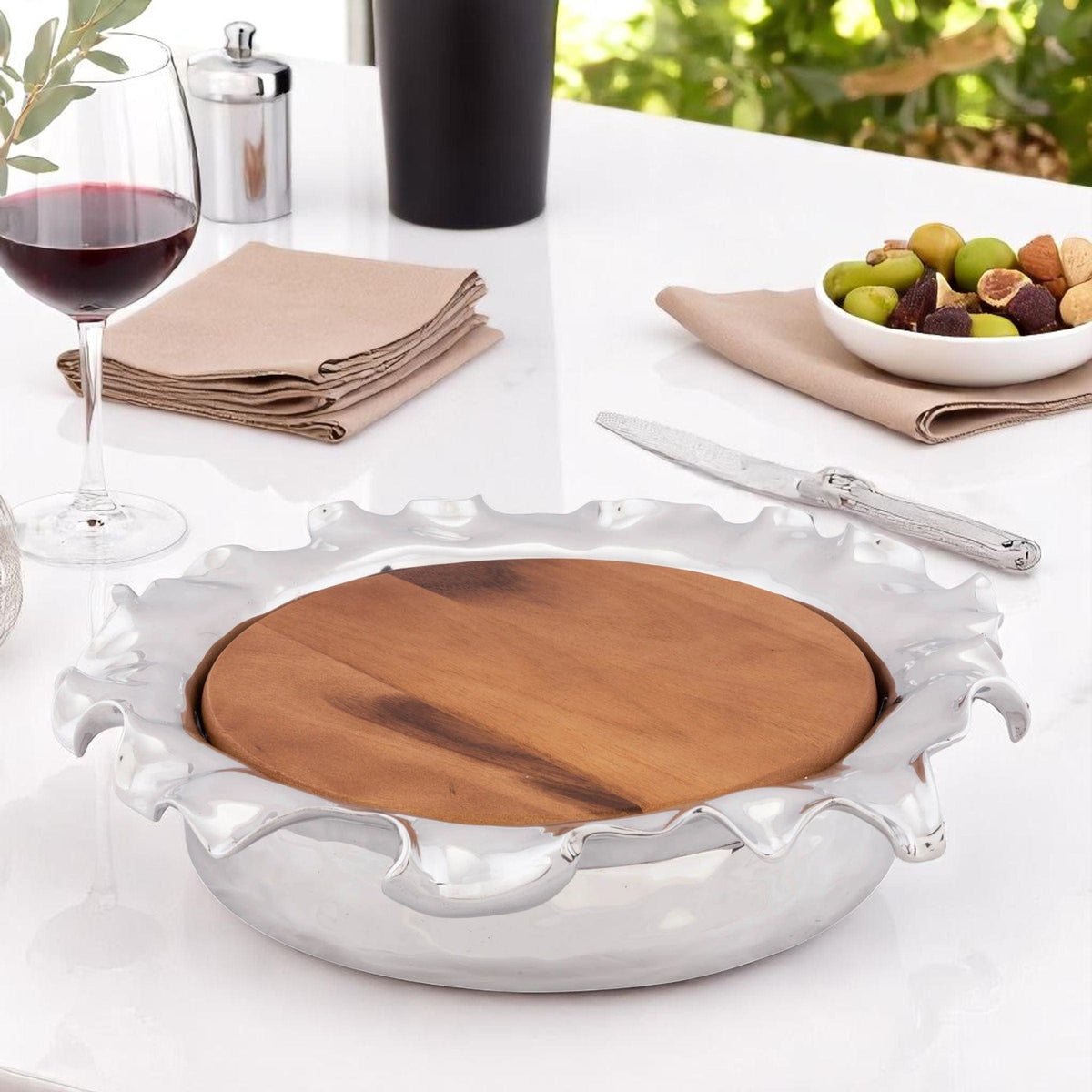 Arthur Court Carmel Carmel Cheese Stand 13 Board