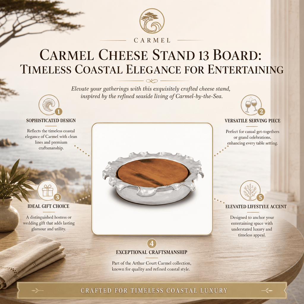 Arthur Court Carmel Carmel Cheese Stand 13 Board