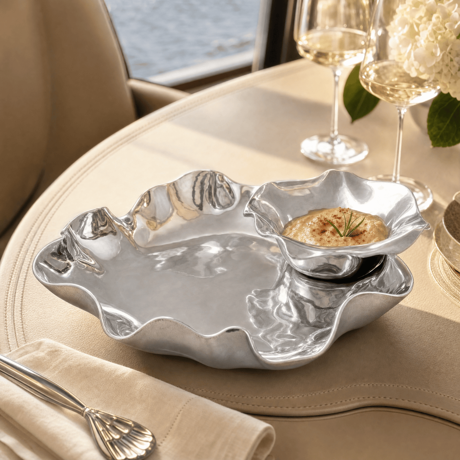 Arthur Court Carmel Carmel Chip and Dip Set