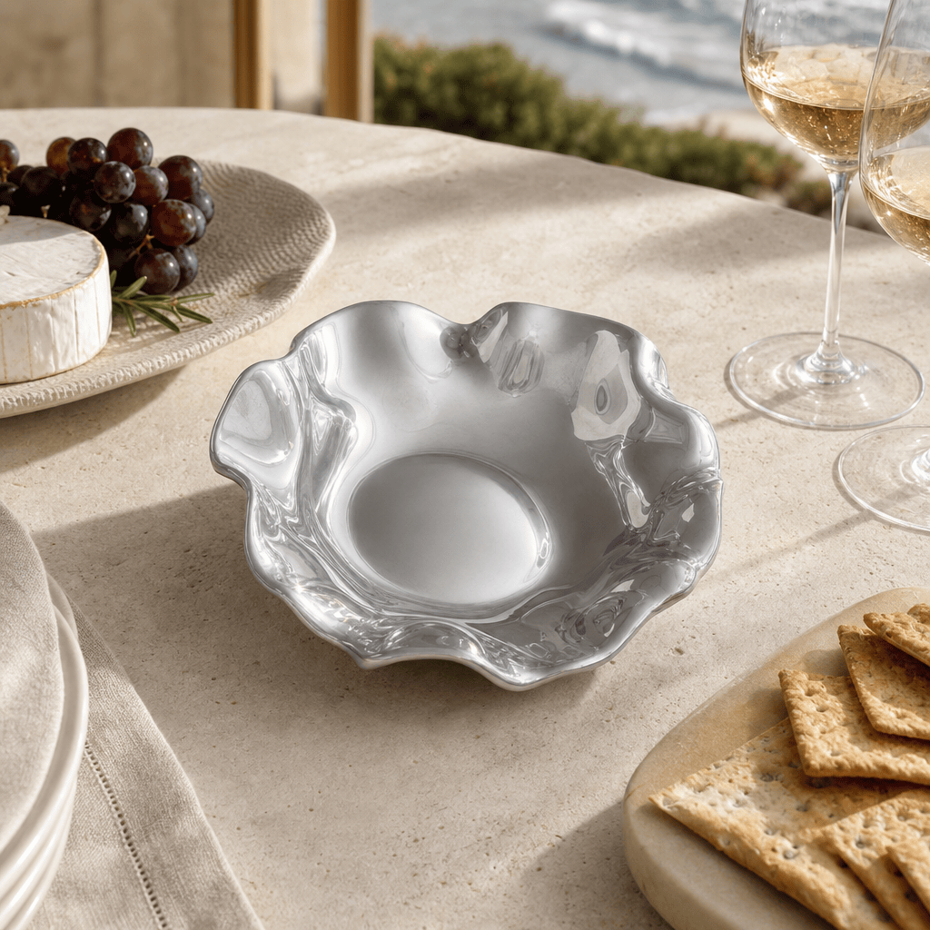 Arthur Court Carmel Carmel Elevated Dip Bowl 4.5 Tall