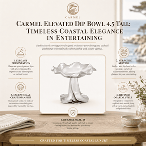 Arthur Court Carmel Carmel Elevated Dip Bowl 4.5 Tall