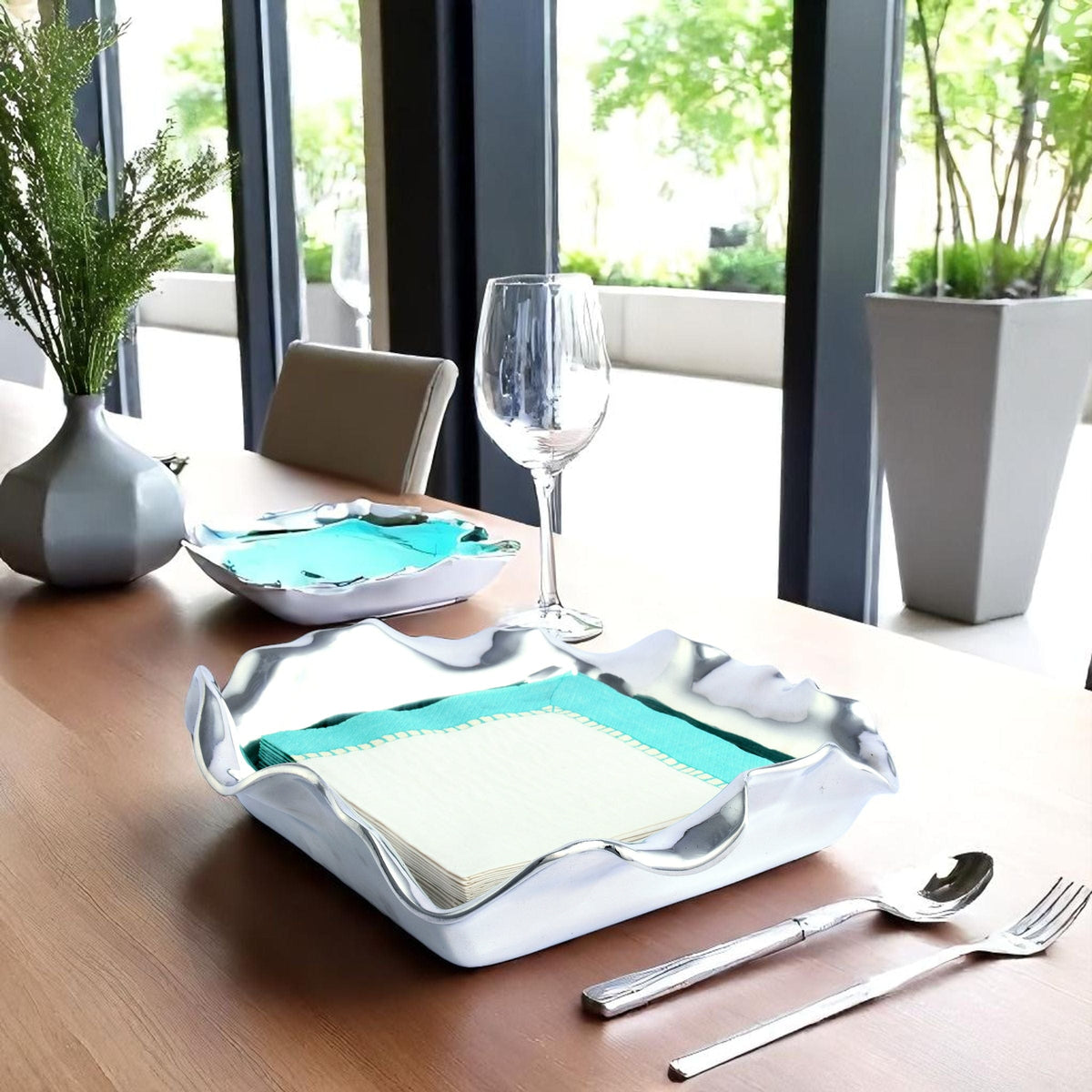 Arthur Court Carmel Carmel Napkin Box