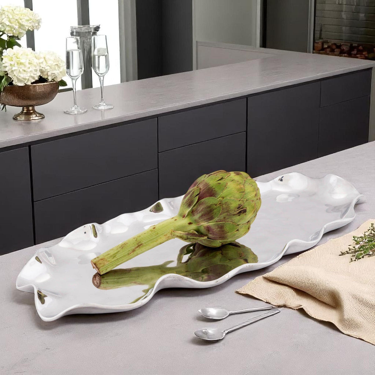 Arthur Court Carmel Carmel Oblong Serving Tray