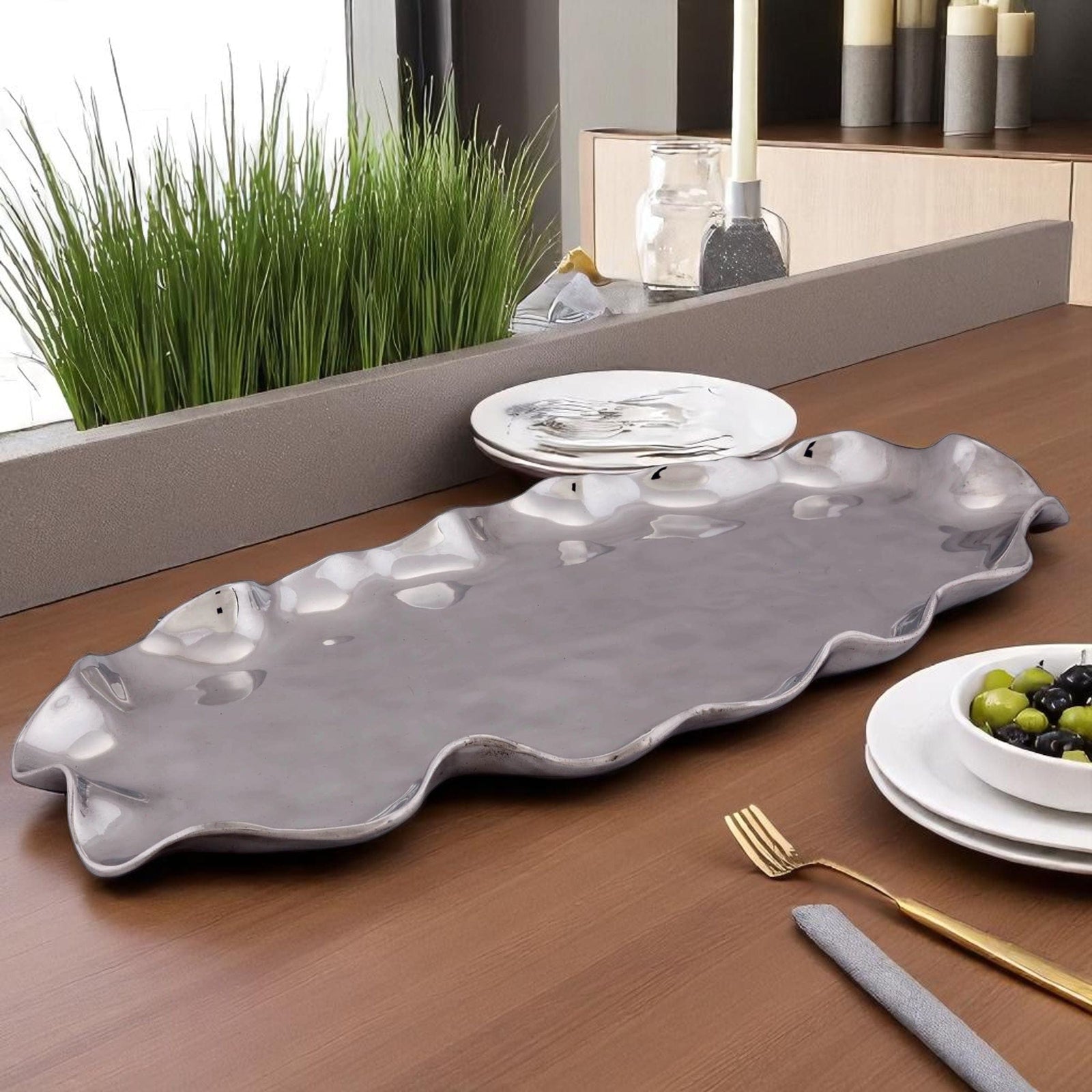 Arthur Court Carmel Carmel Oblong Serving Tray