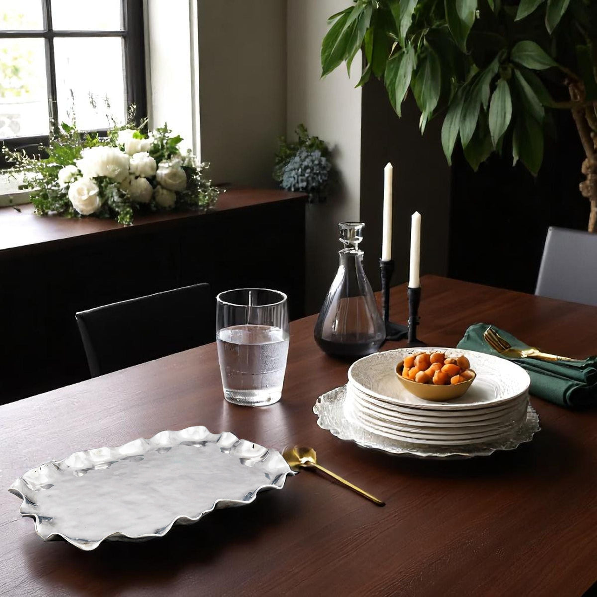 Arthur Court Carmel Carmel Rectangle Serving Tray