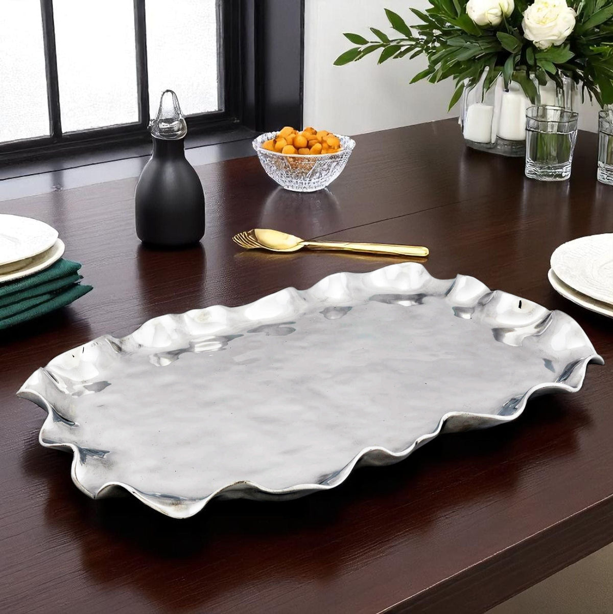 Arthur Court Carmel Carmel Rectangle Serving Tray