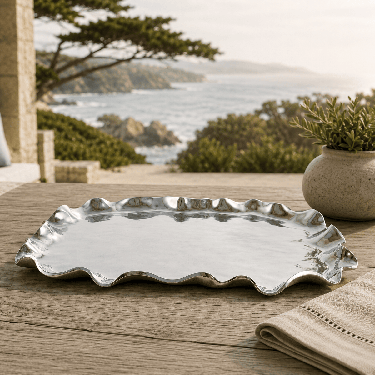 Arthur Court Carmel Carmel Rectangle Serving Tray