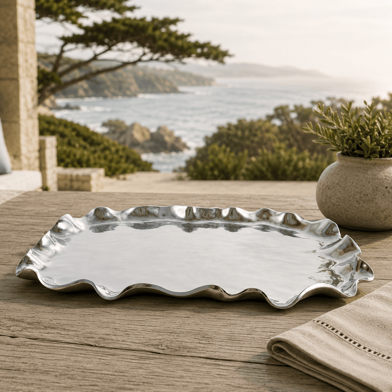Arthur Court Carmel Carmel Rectangle Serving Tray