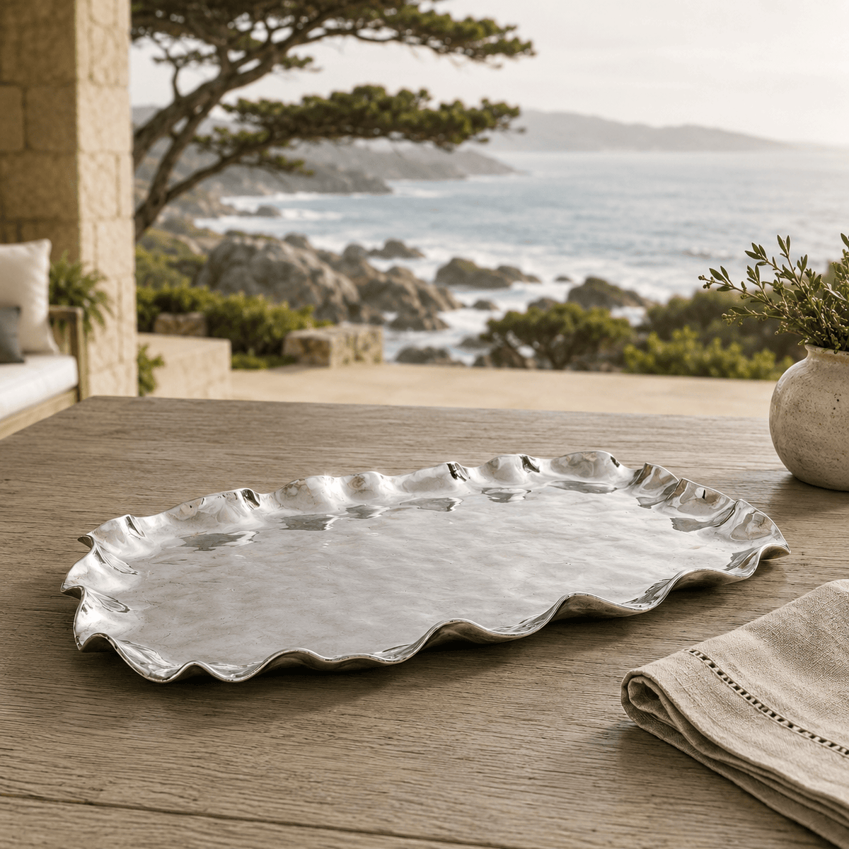Arthur Court Carmel Carmel Rectangle Serving Tray
