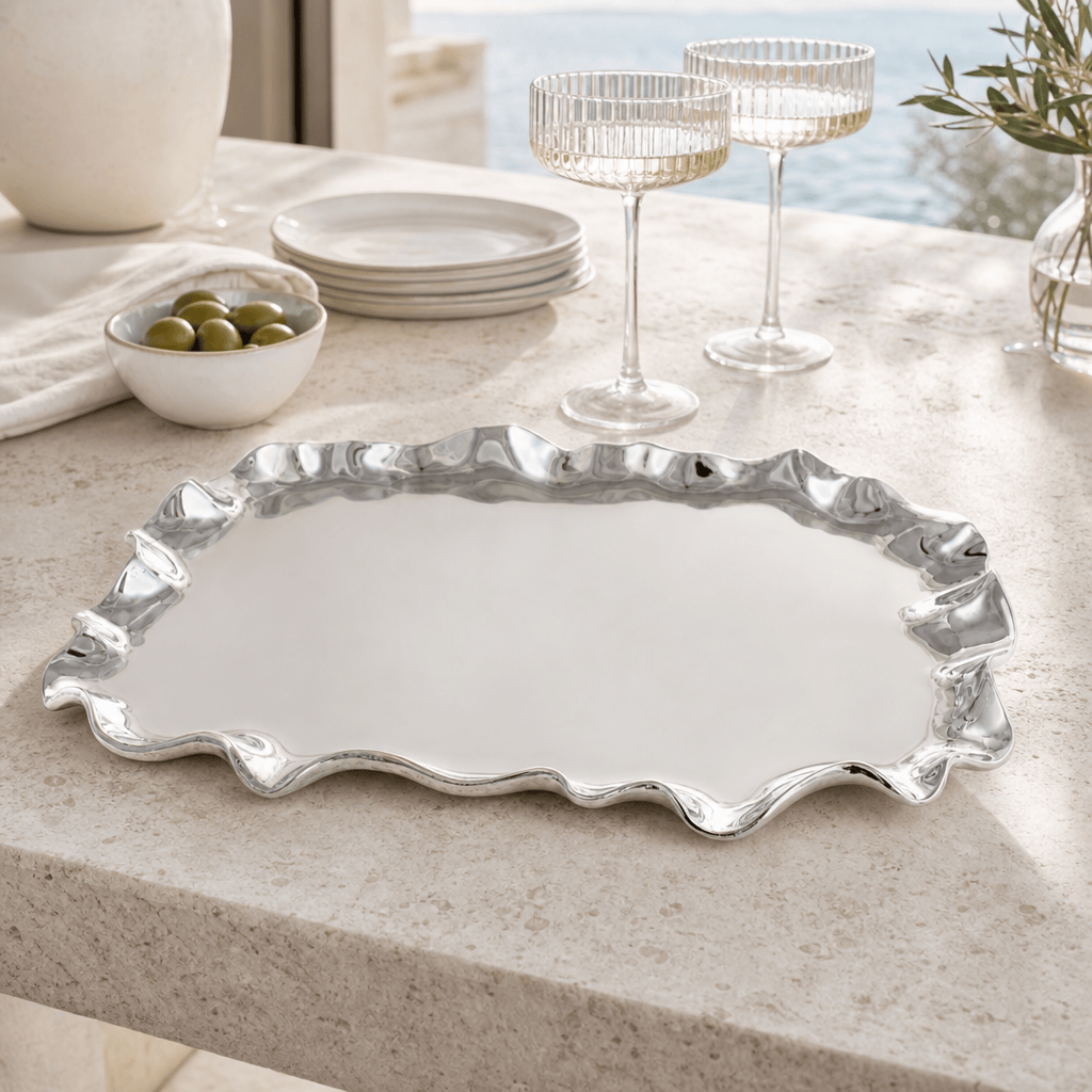Arthur Court Carmel Carmel Rectangle Serving Tray