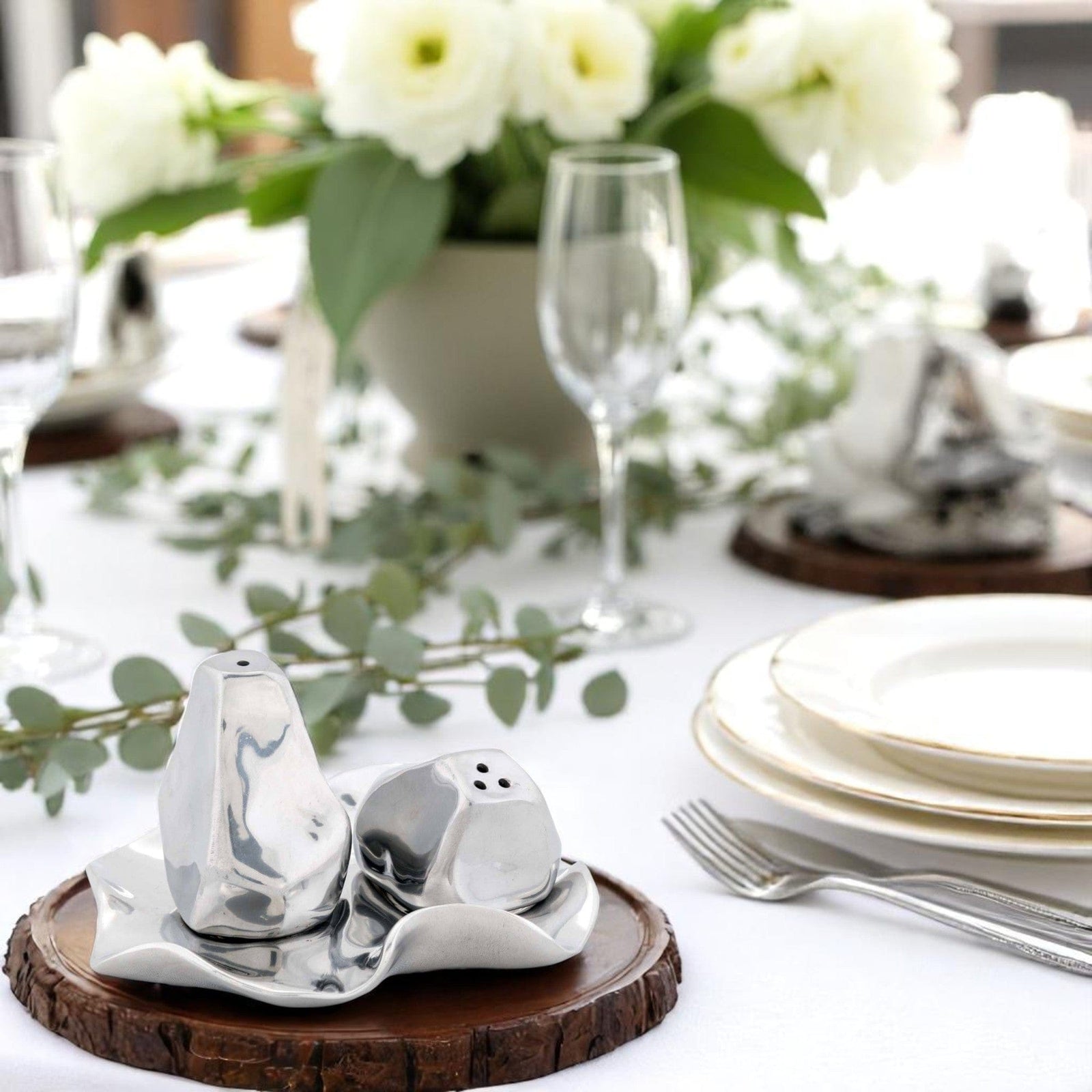 Arthur Court Carmel Carmel Salt and Pepper Set