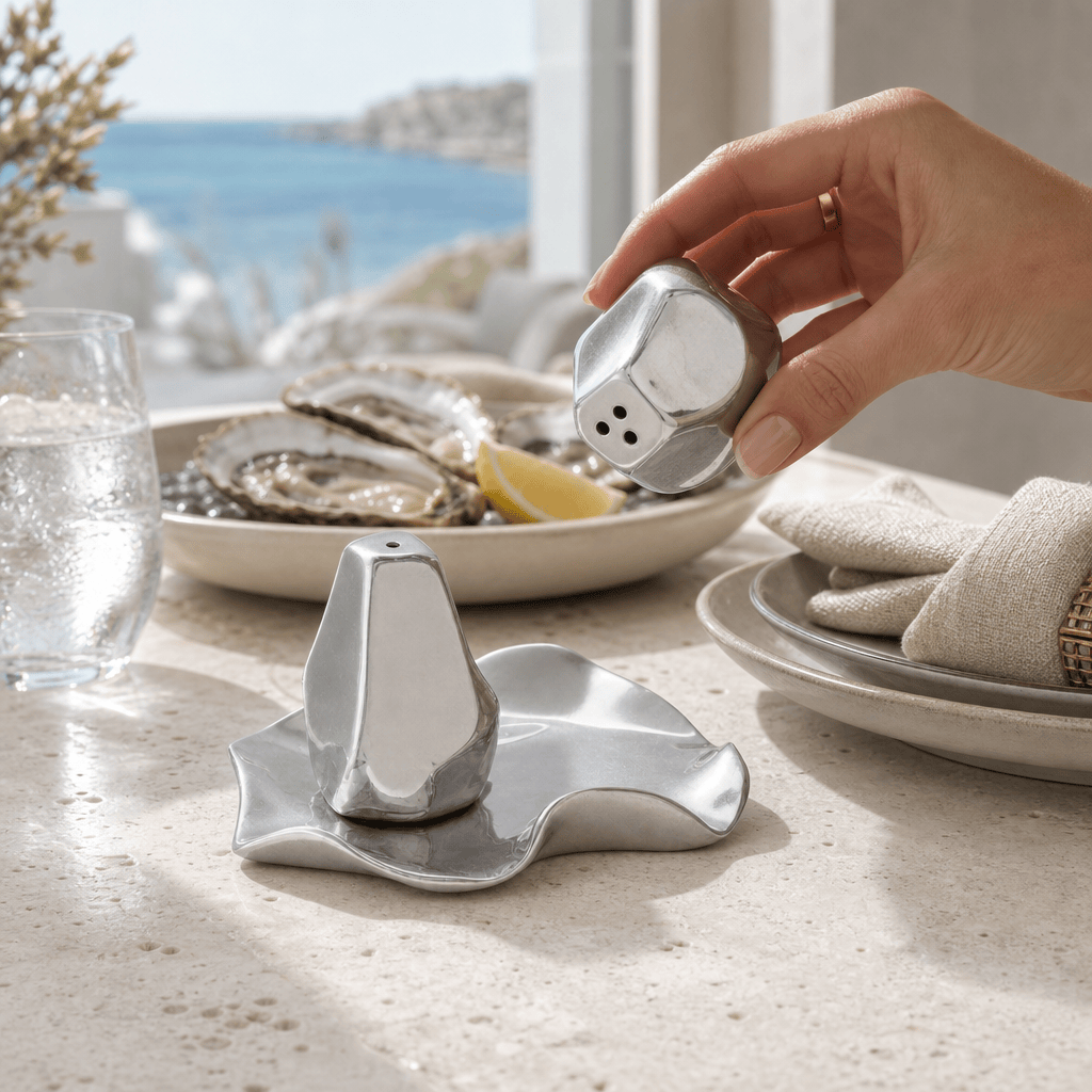 Arthur Court Carmel Carmel Salt and Pepper Set