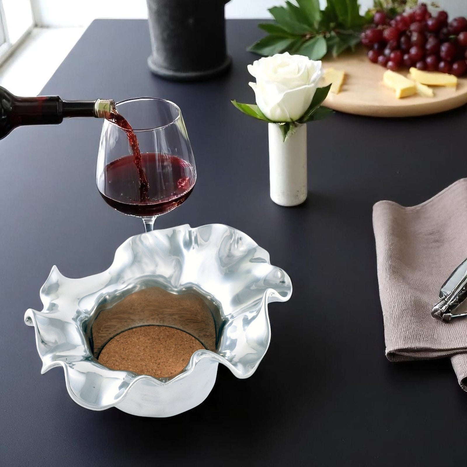 Arthur Court Carmel Carmel Wine Coaster